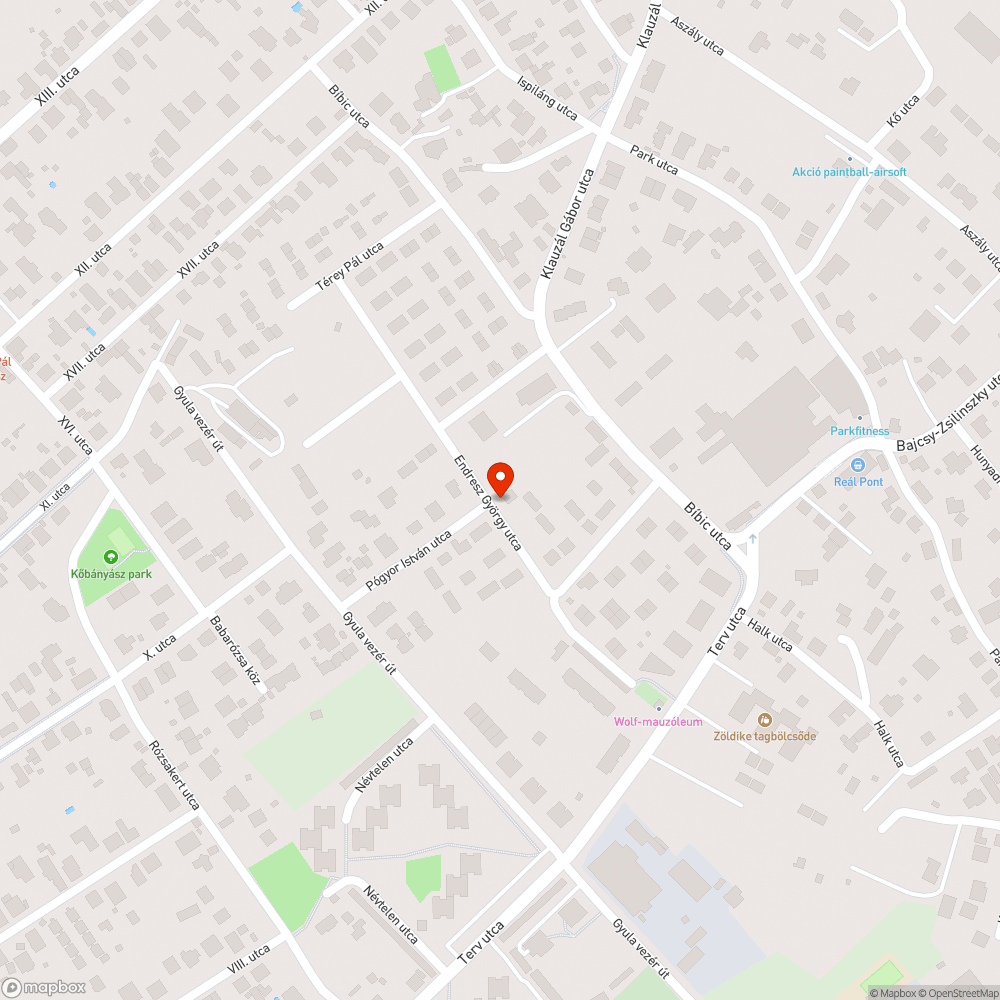 Elferdült oszlop a járdán bejelentés helye