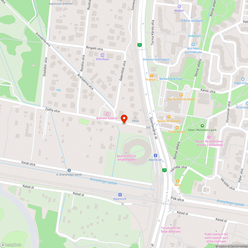 Háztartási szemét a Zsófia utcában kiszórva bejelentés helye