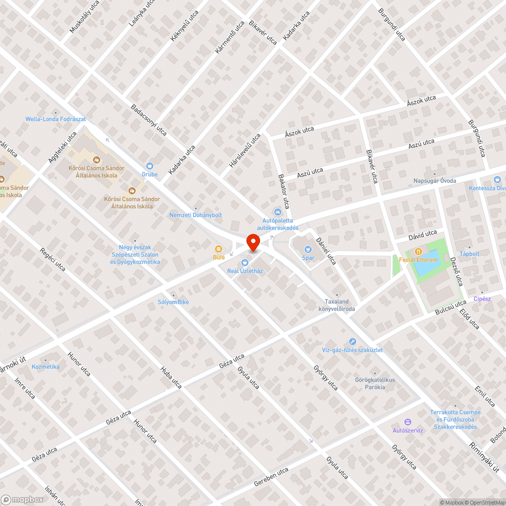 Riminyáki-Bajcsy-Tárnoki jelzőlámpa bejelentés helye