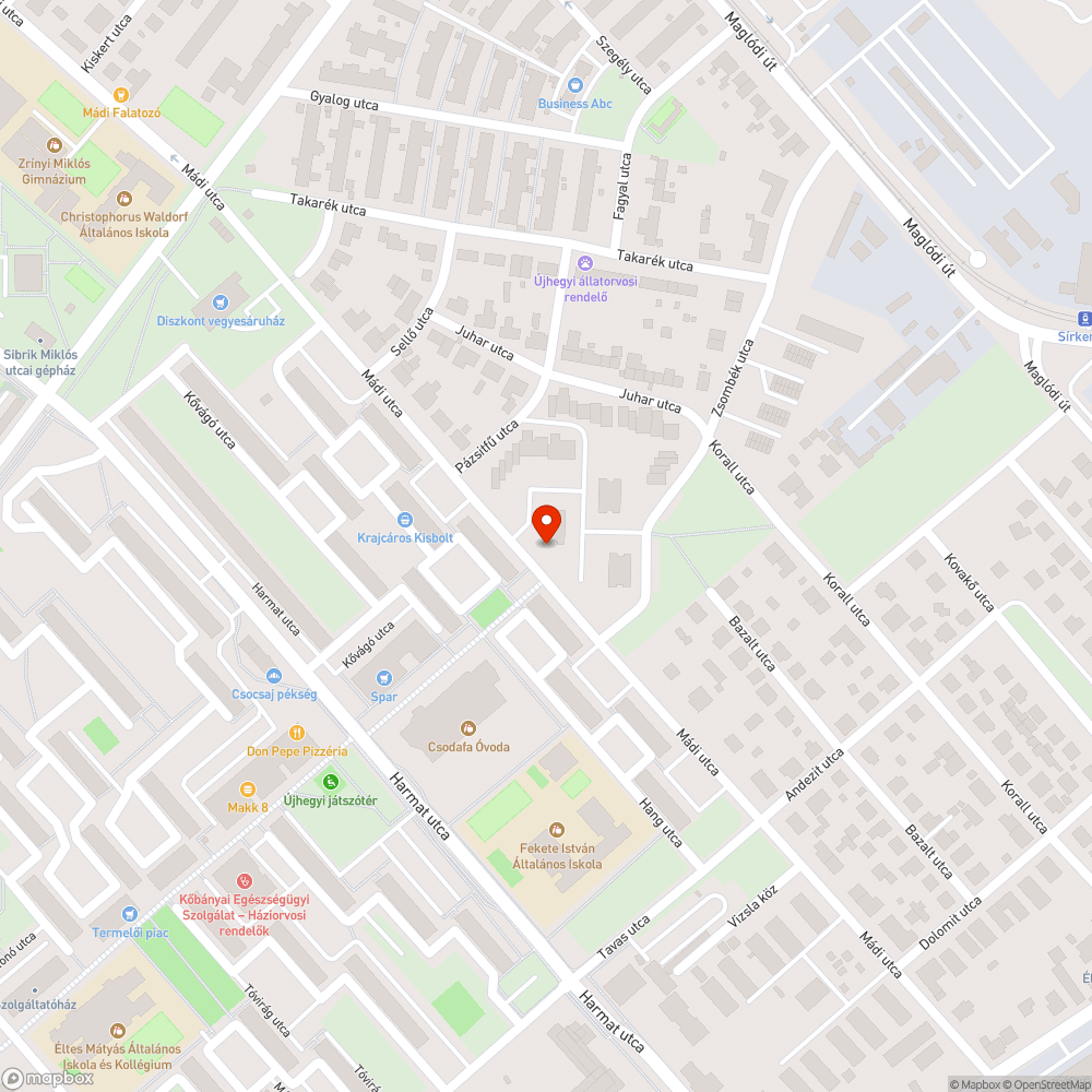 Egy nagyobb kupac szemét! bejelentés helye