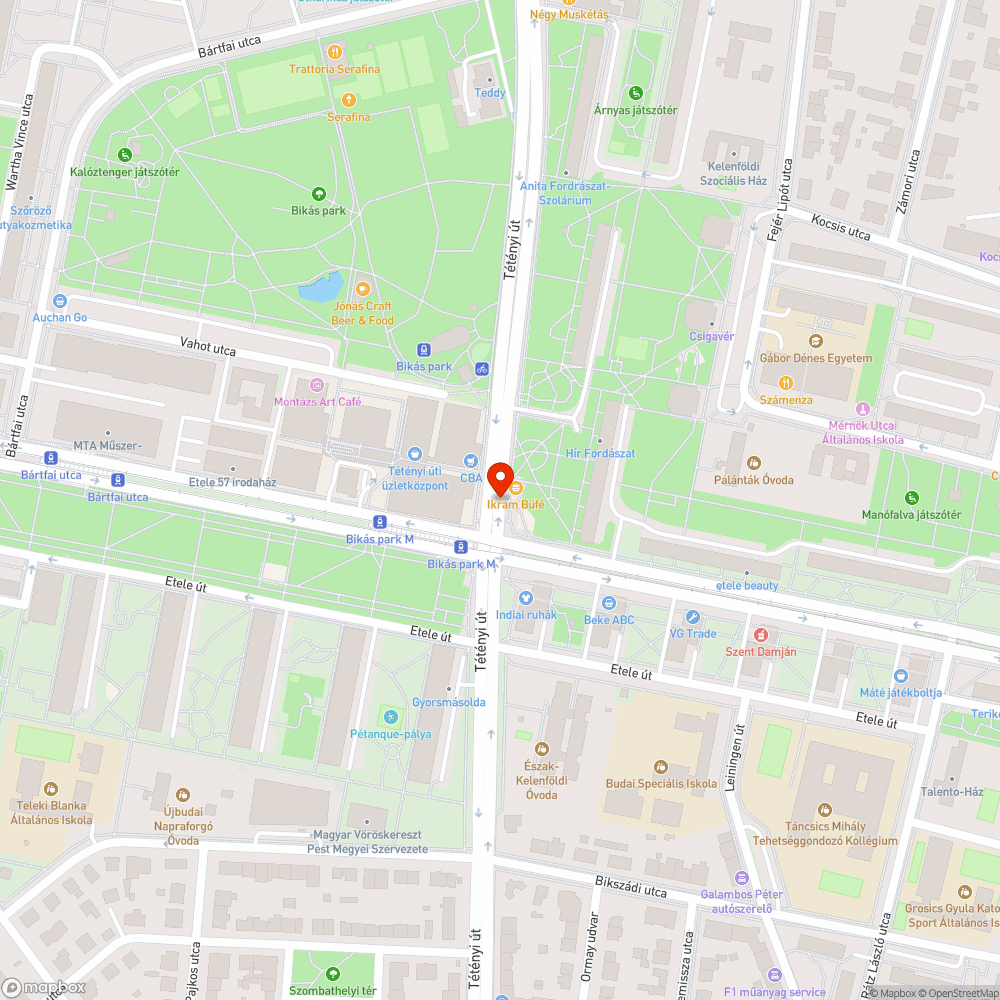 leparkolt buszmegálló bejelentés helye