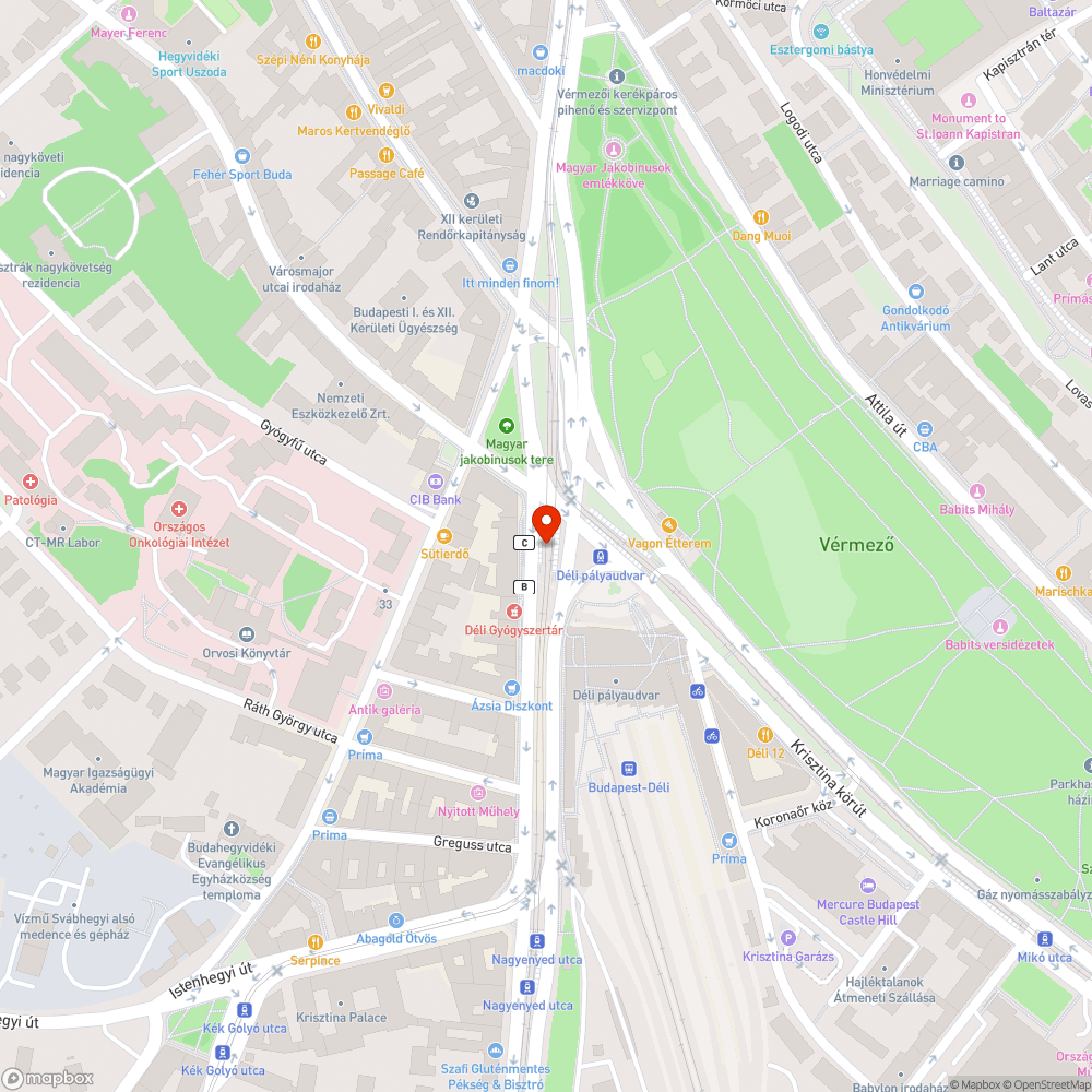 Nem működő BKK kijelző a villamosmegállóban bejelentés helye