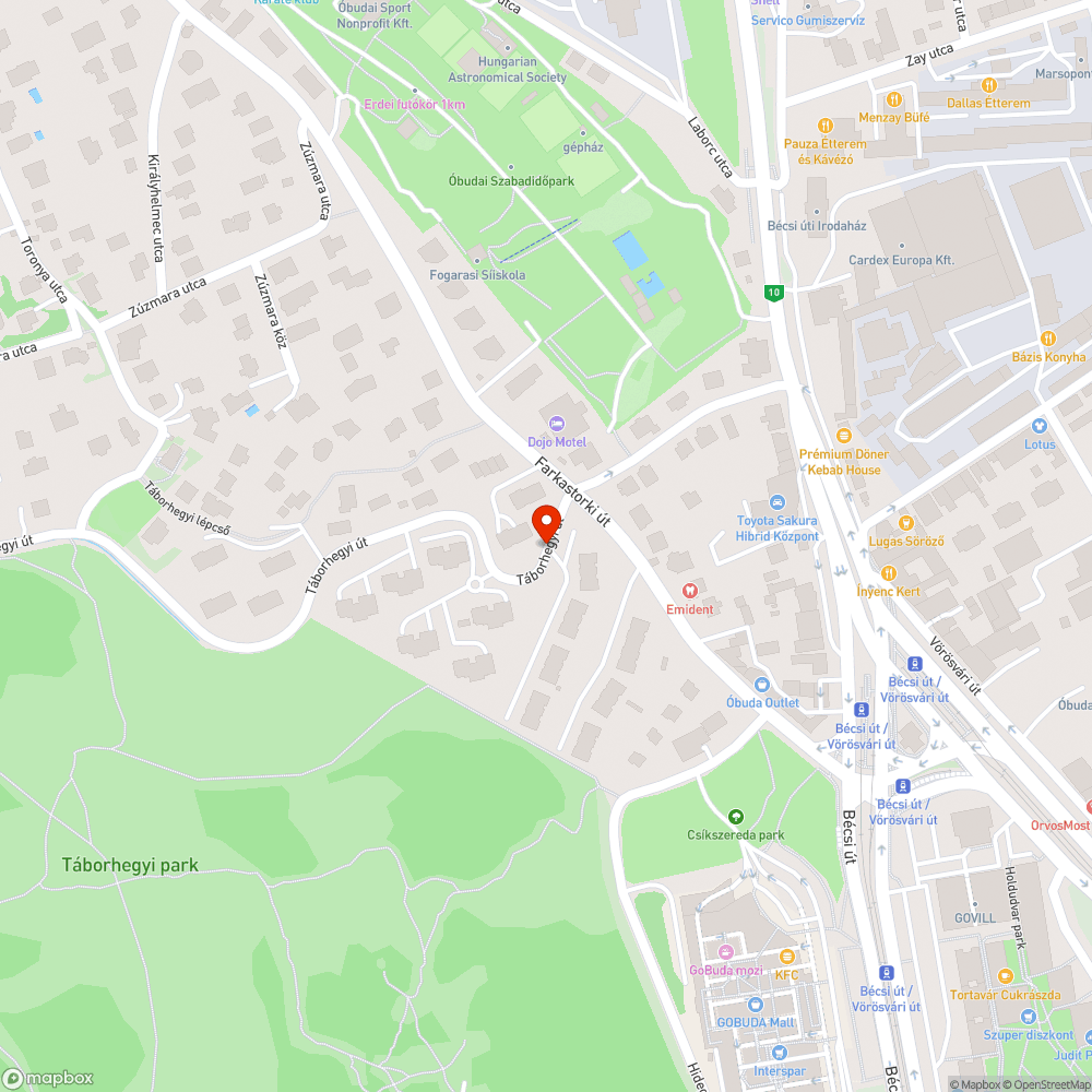 O1G graffiti bejelentés helye