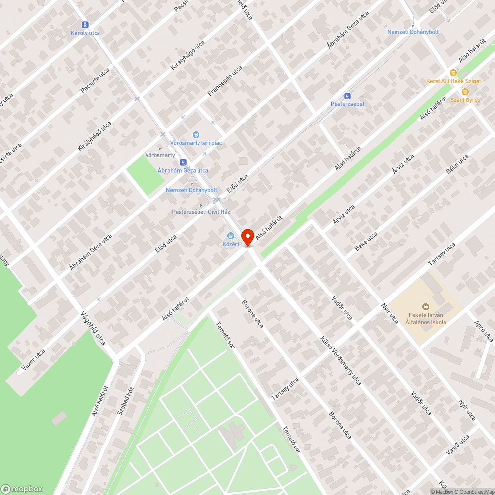 Kidöntött KRESZ-tábla bejelentés helye