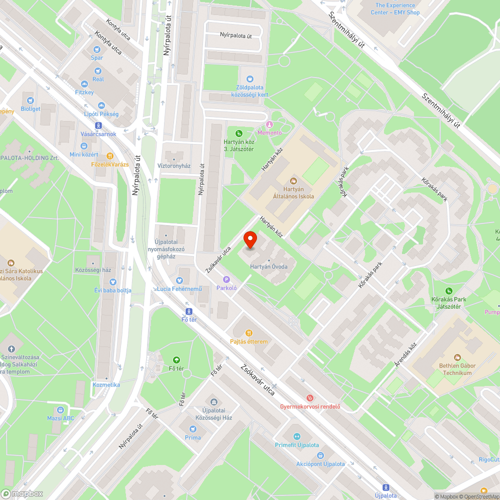 Elhagyott jármű bejelentés helye