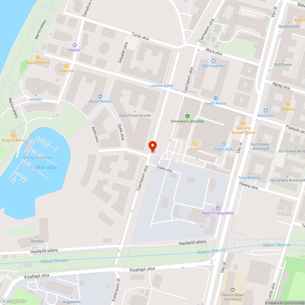 Cserhalom utca mocska bejelentés helye