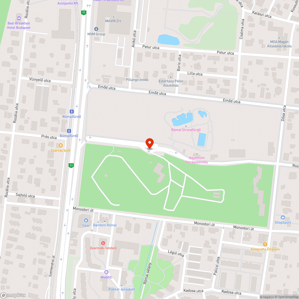 Sötét az utca ezen része bejelentés helye