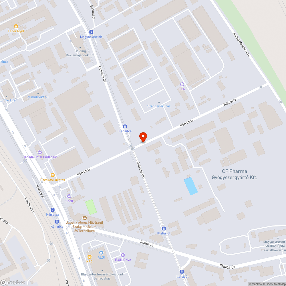 Kén utca felújítása bejelentés helye