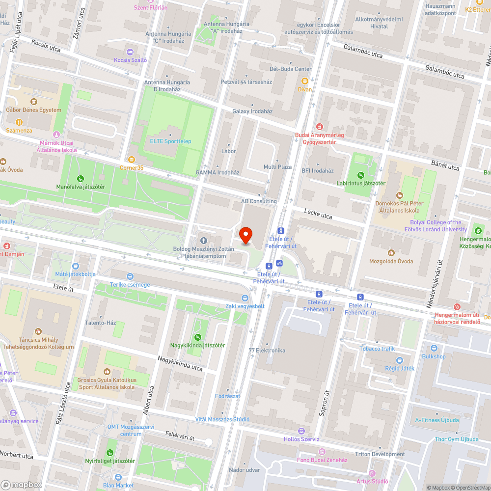 Elhagyott autók bejelentés helye