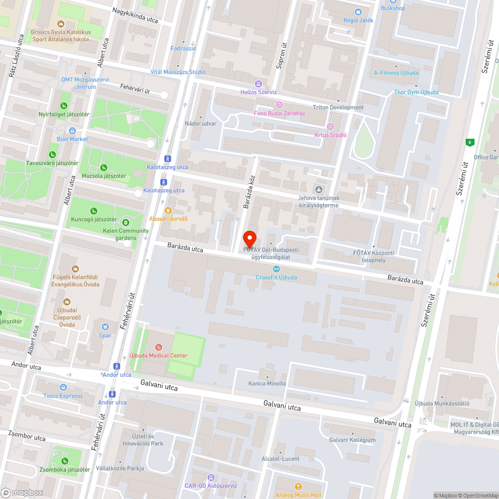 Elhagyott Mazda bejelentés helye