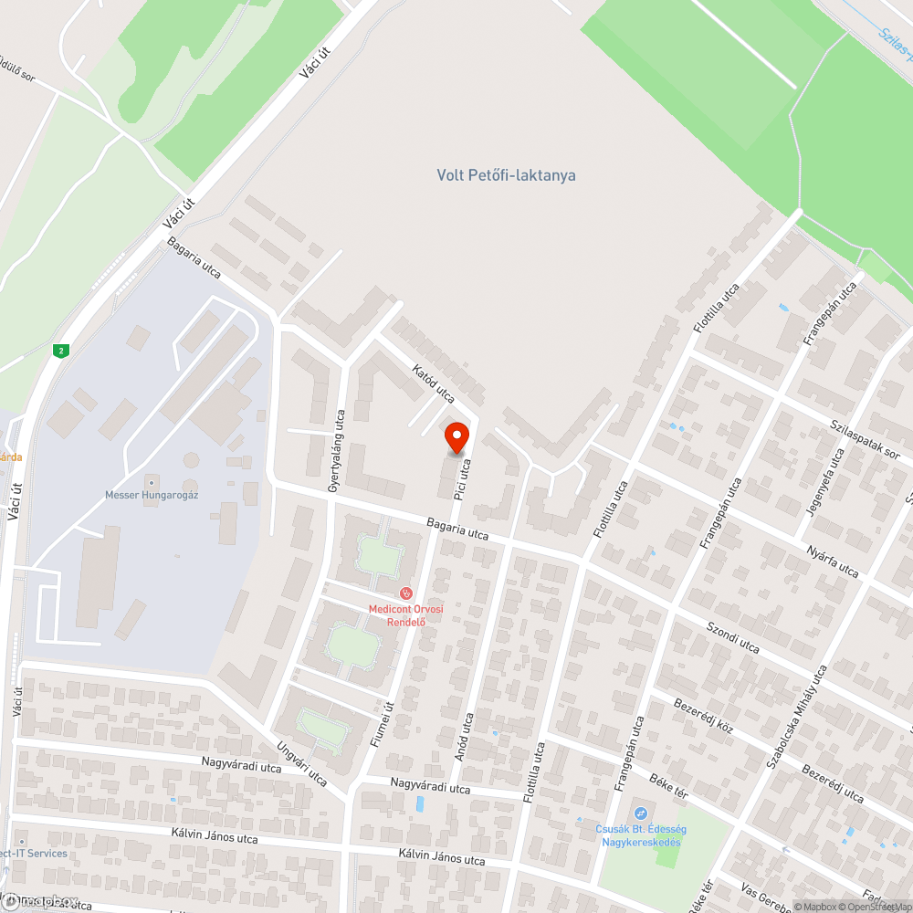 Megsüllyedt csatornanyílás bejelentés helye