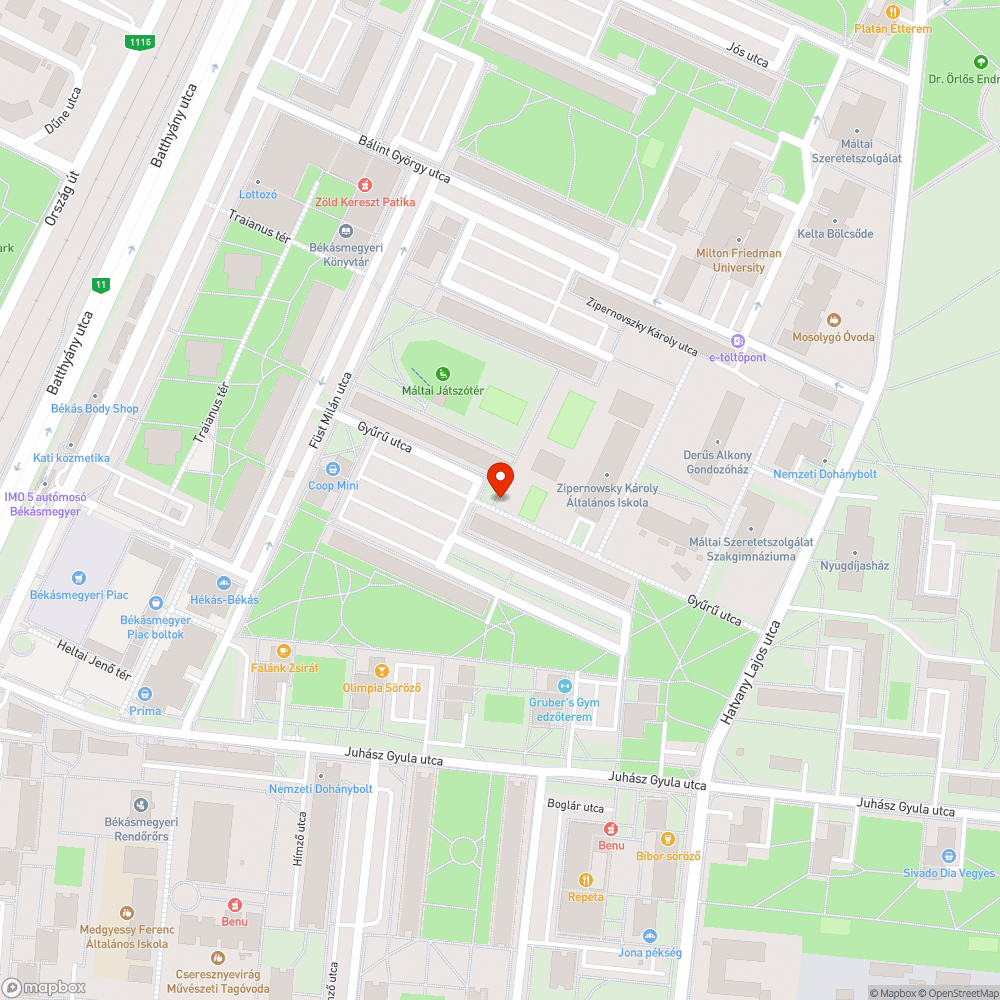 Zaj hajnalban bejelentés helye