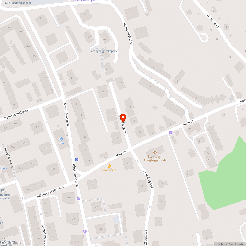 Garázs előtt parkolás bejelentés helye