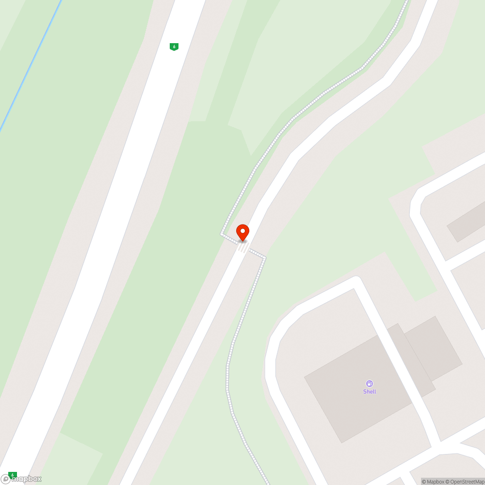 Lekopott gyalogosátkelő felfestés a Tesconál bejelentés helye