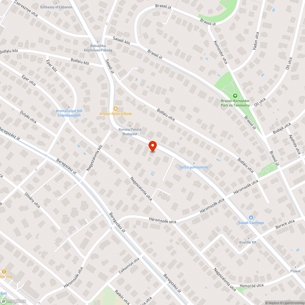 Közepén hiányos, megsüllyedt közmű bejelentés helye