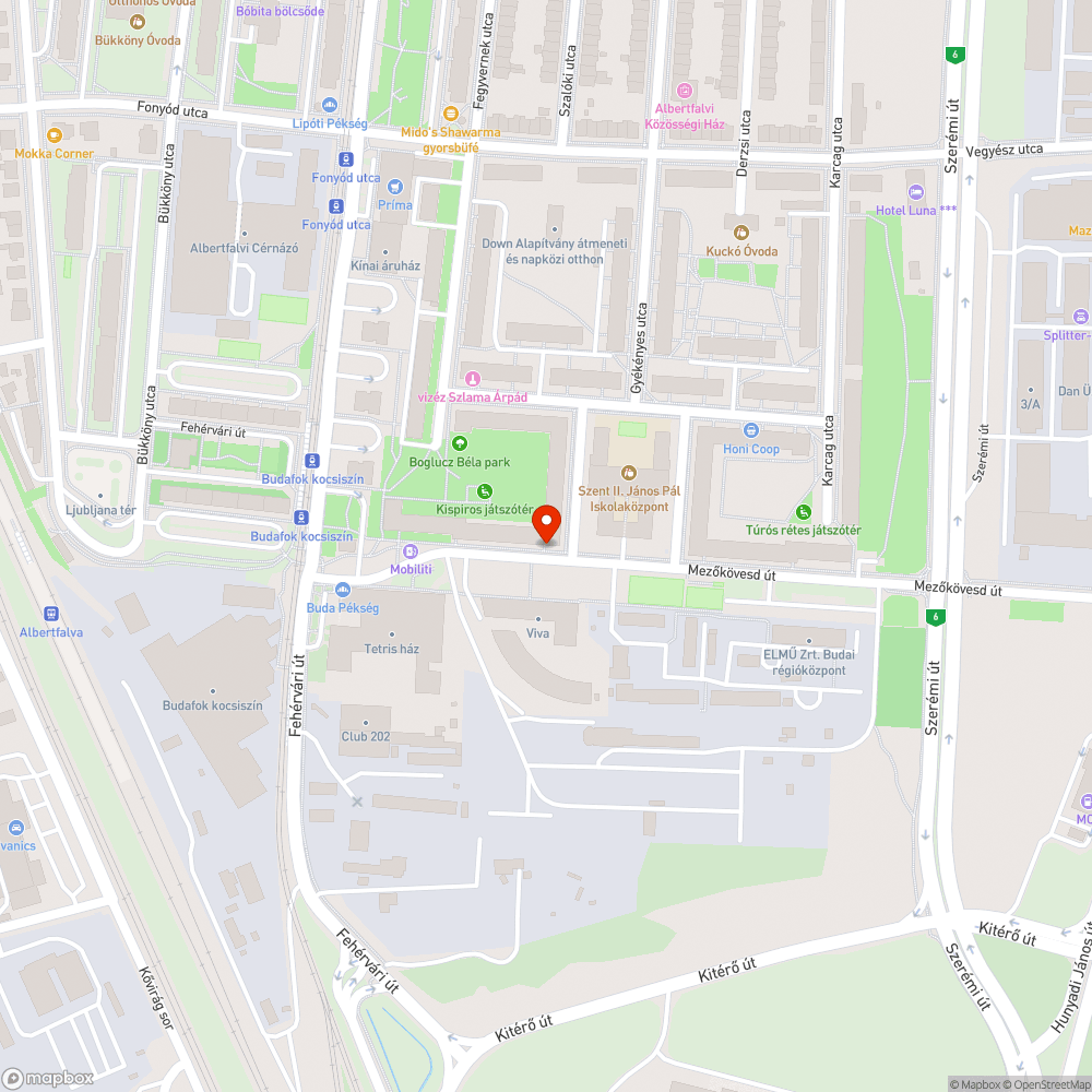 Elhagyott Fabia bejelentés helye