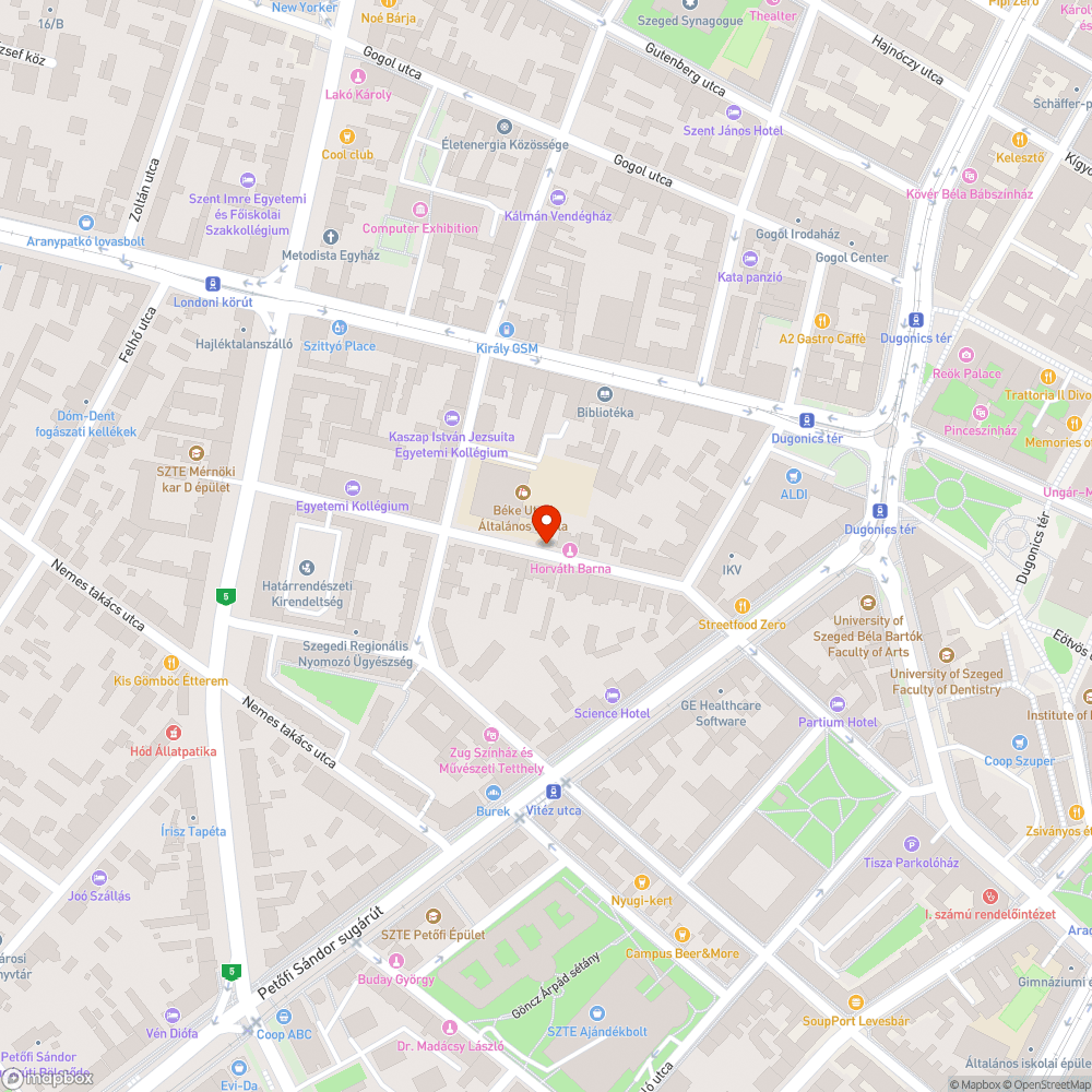 Tiltott helyen parkolás bejelentés helye