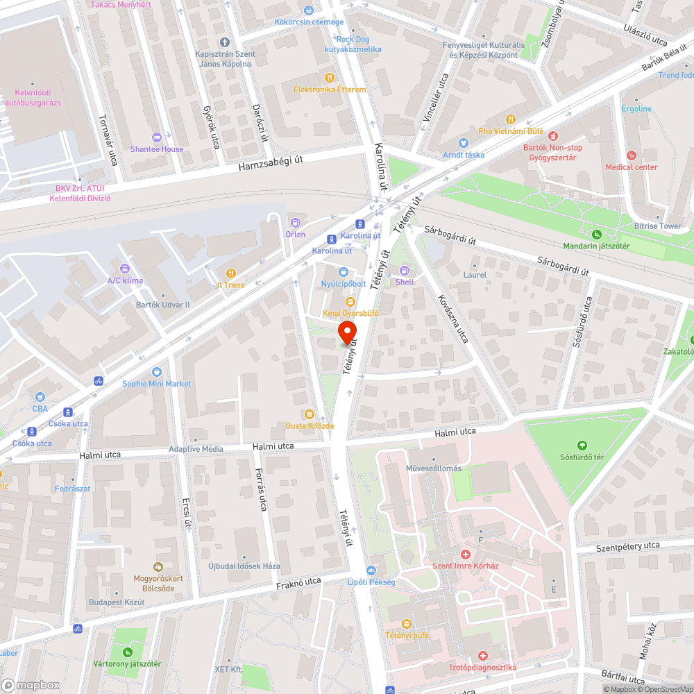 Kopott pad bejelentés helye