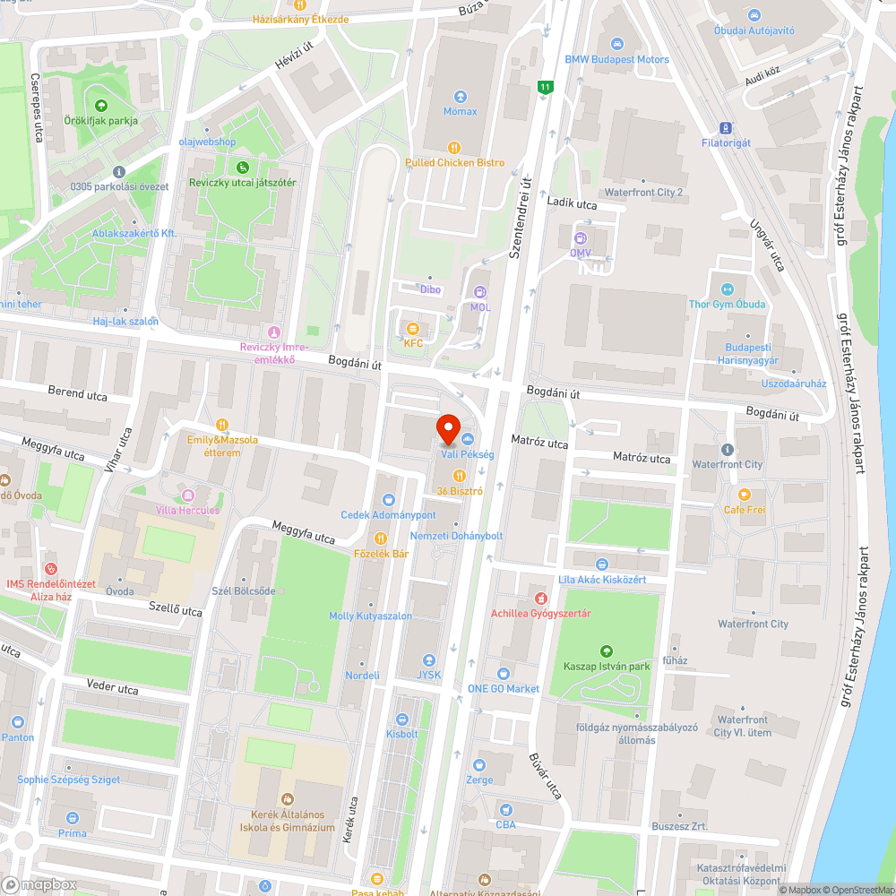 Szétszórt vegyes szemét közterületen bejelentés helye