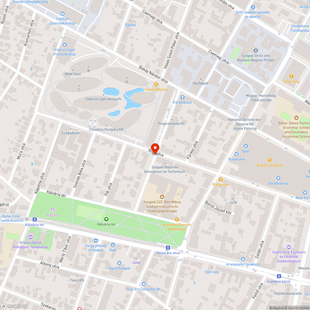 Zsúfolt utcák bejelentés helye