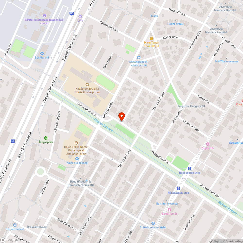 Olvashatatlan utcanévtáblák bejelentés helye