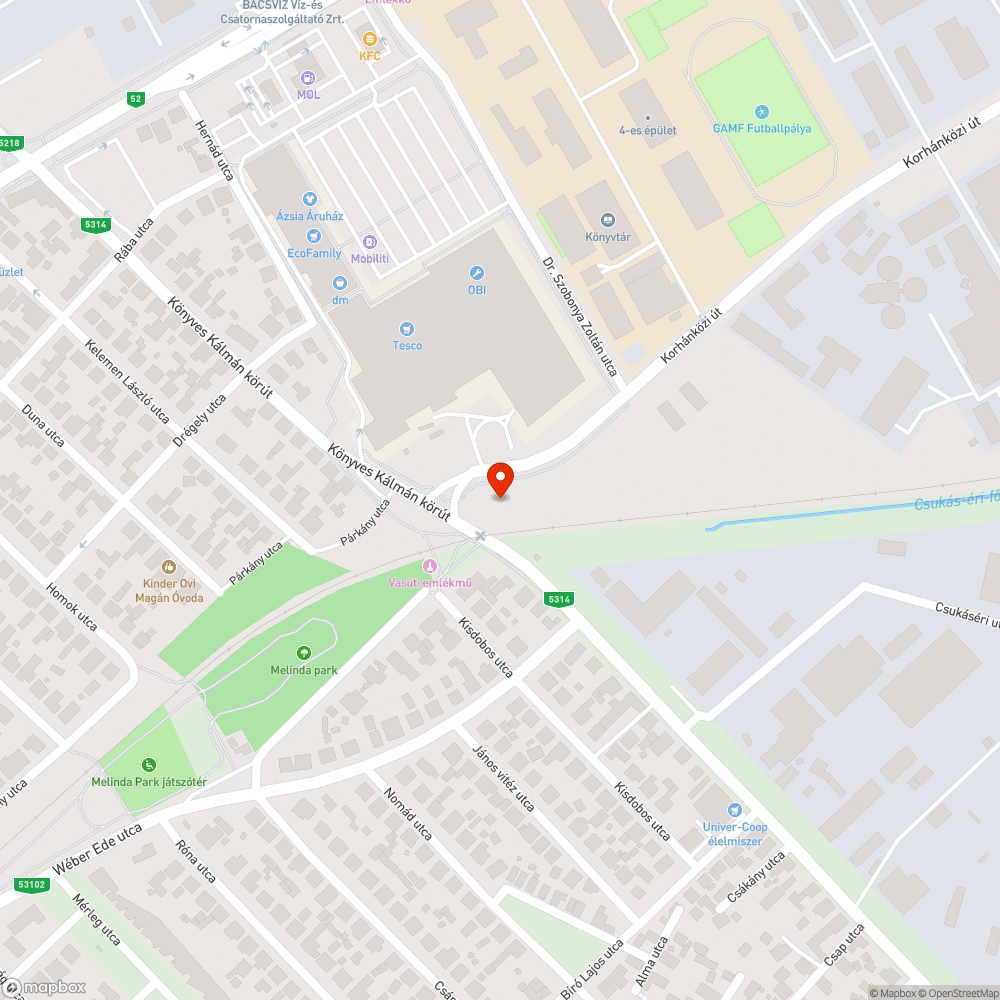 Üres oszlop bejelentés helye