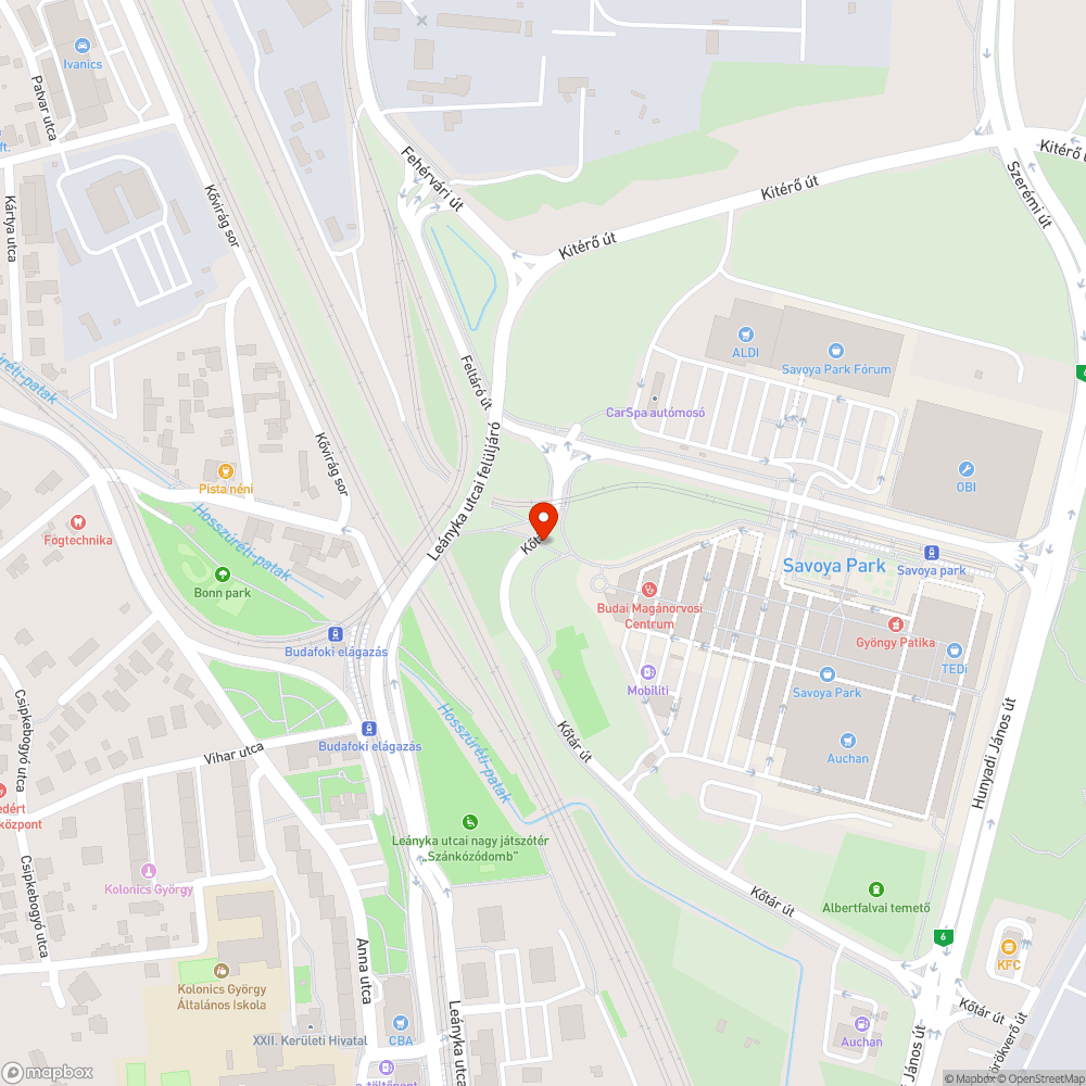 Rendezetlen terület bejelentés helye