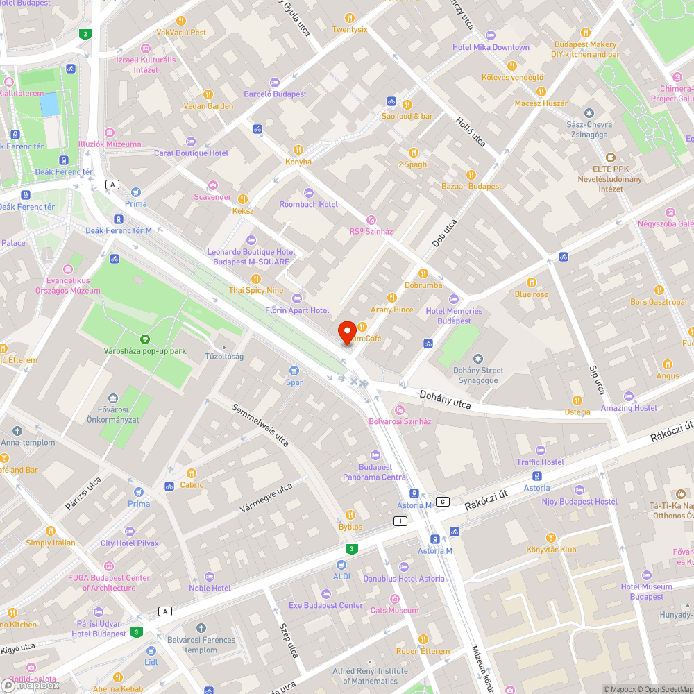 Elhagyott kerékpár bejelentés helye