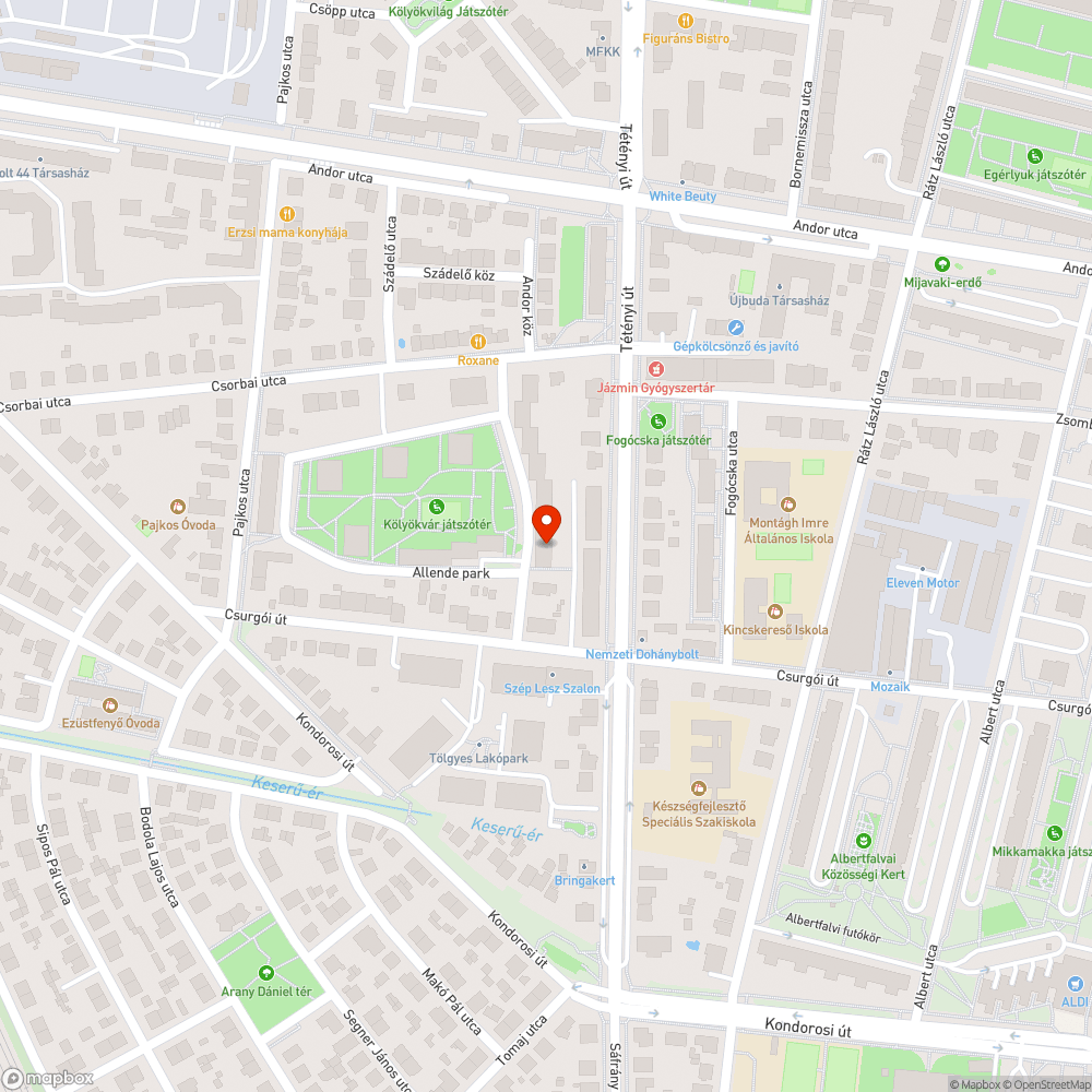 Zöldterületen parkol bejelentés helye