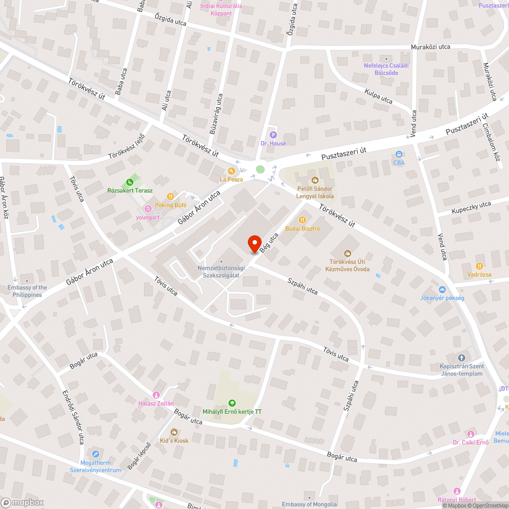 Felgyűlt szemét bejelentés helye