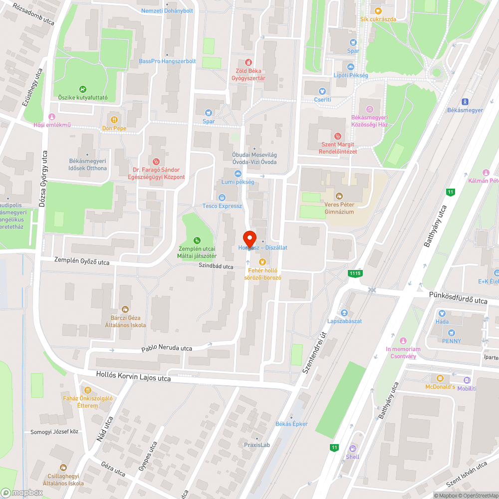 Nincs közvilágítás bejelentés helye