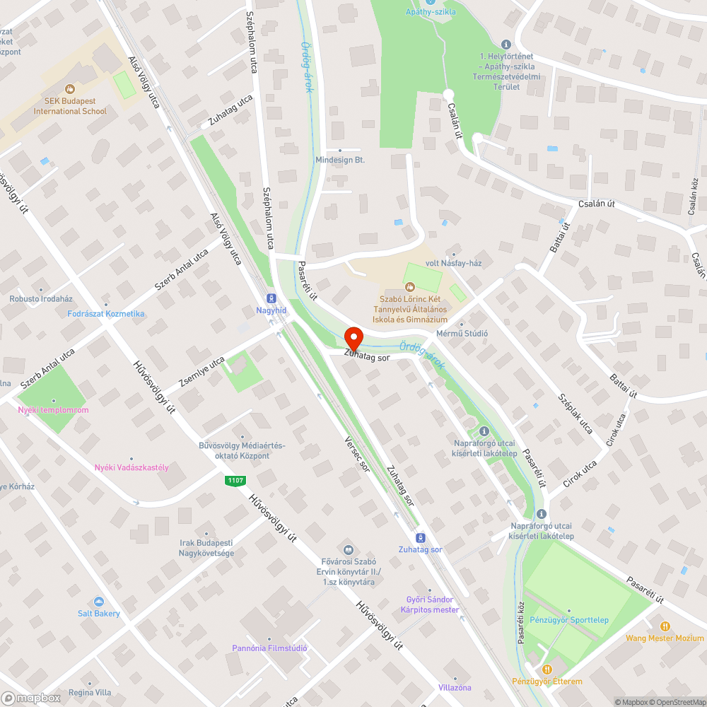 Utcaszakasz nem akadálymentes bejelentés helye