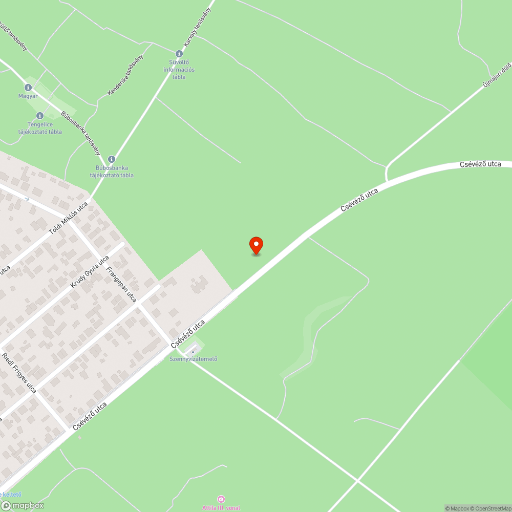 Kerékpárút hiánya bejelentés helye