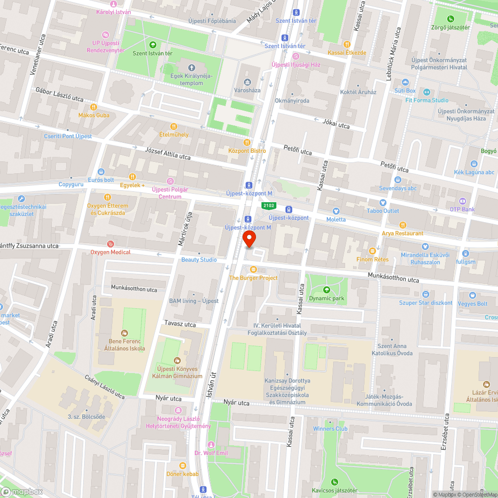 Túlnyúlás a parkolón bejelentés helye