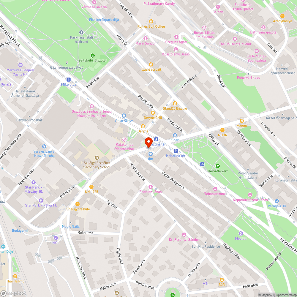 Beszakadt járda bejelentés helye