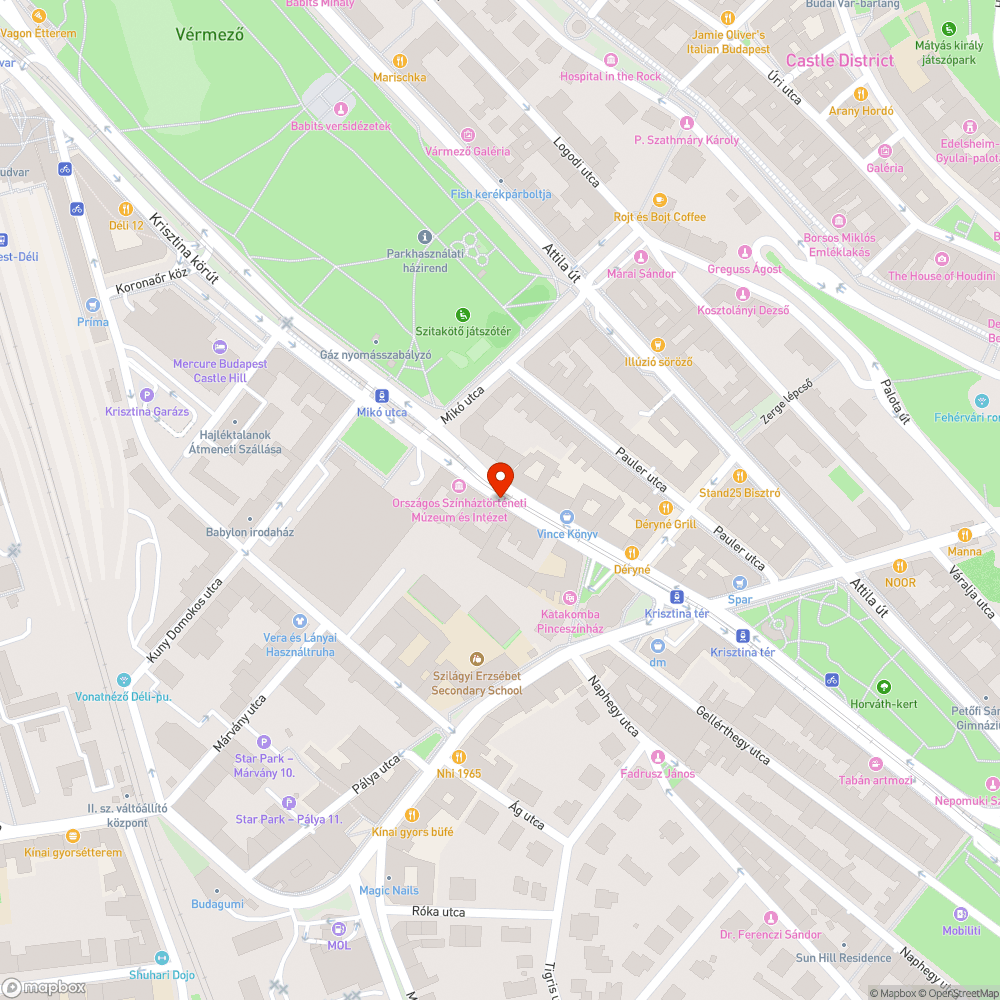 Botlásveszélyes járda bejelentés helye