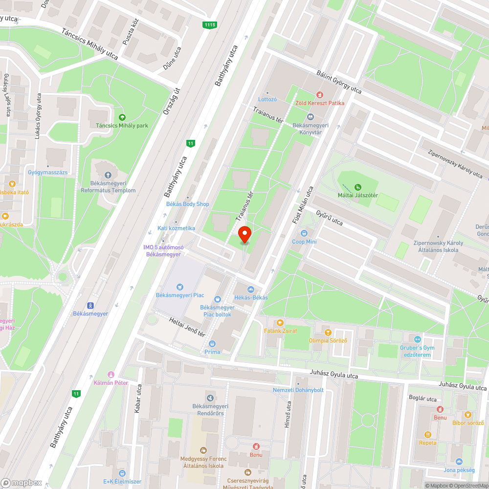 Kiégett lámpa bejelentés helye