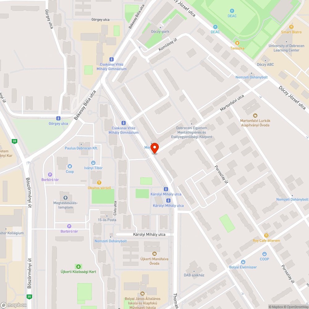 Nem világít bejelentés helye