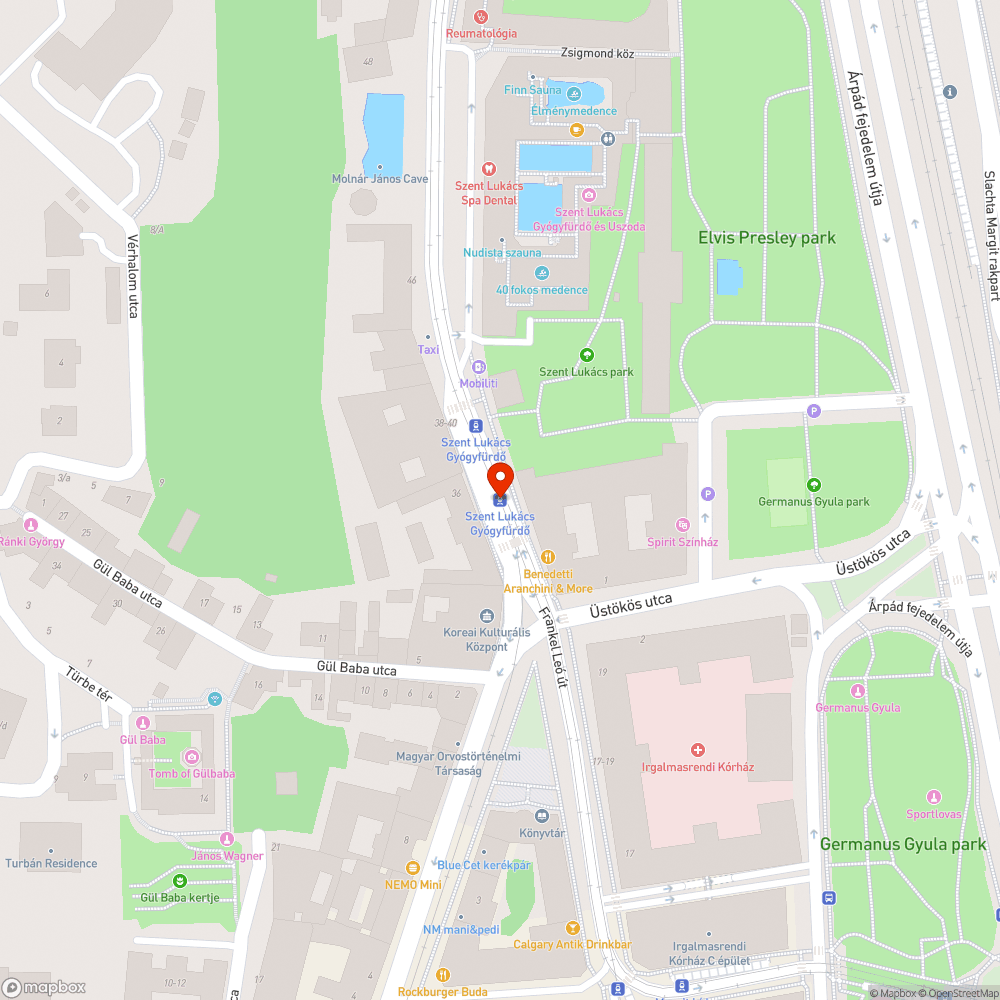 Graffitis villamosmegálló bejelentés helye