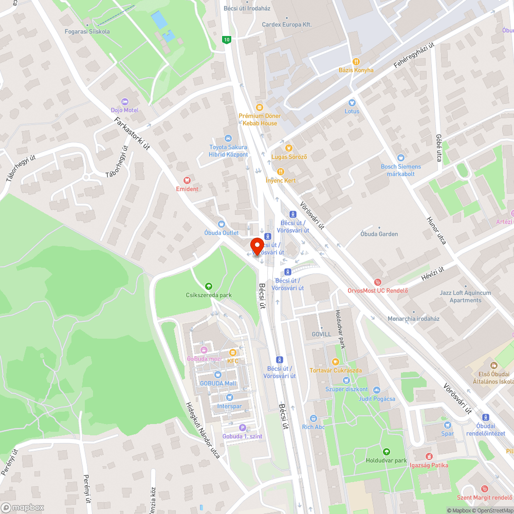 Ürítetlen szemétgyűjtő Óbudán a Bécsi úton bejelentés helye