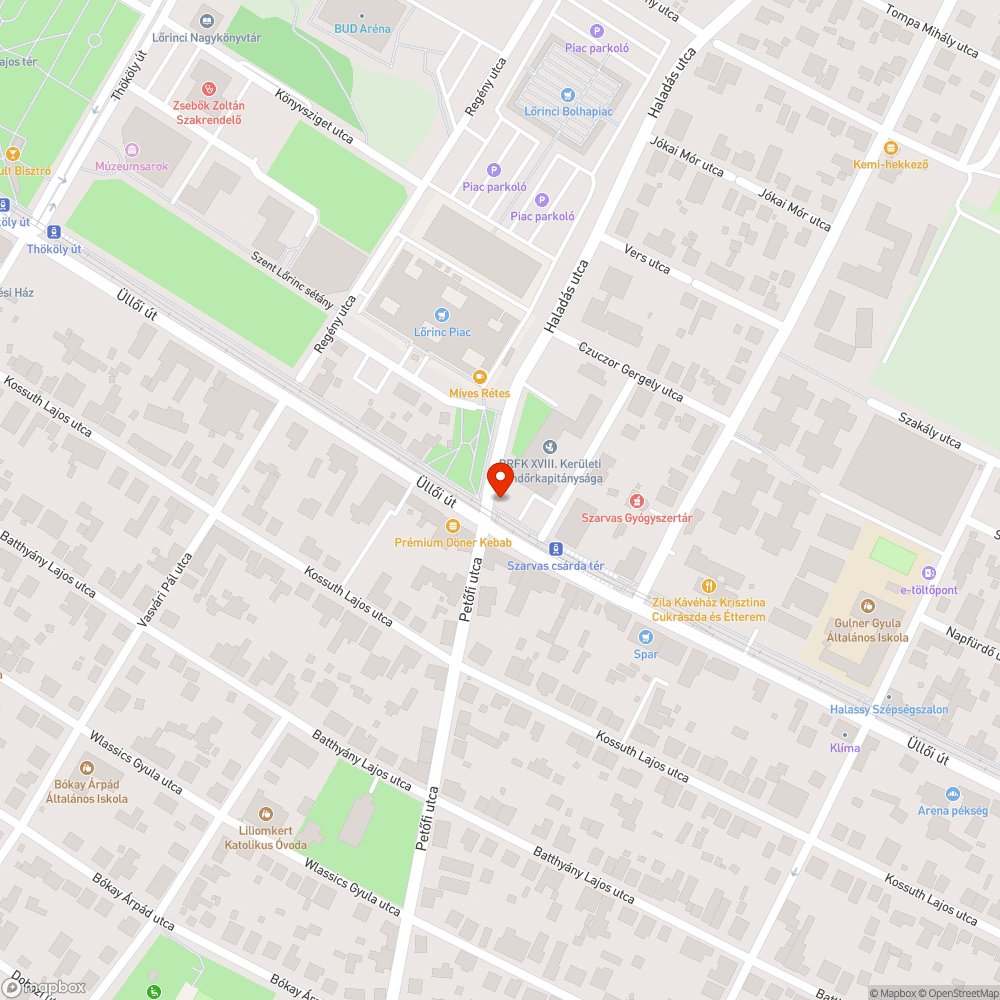 Gyalogosátkelőn áll a víz, átkelés lehetetlensége bejelentés helye