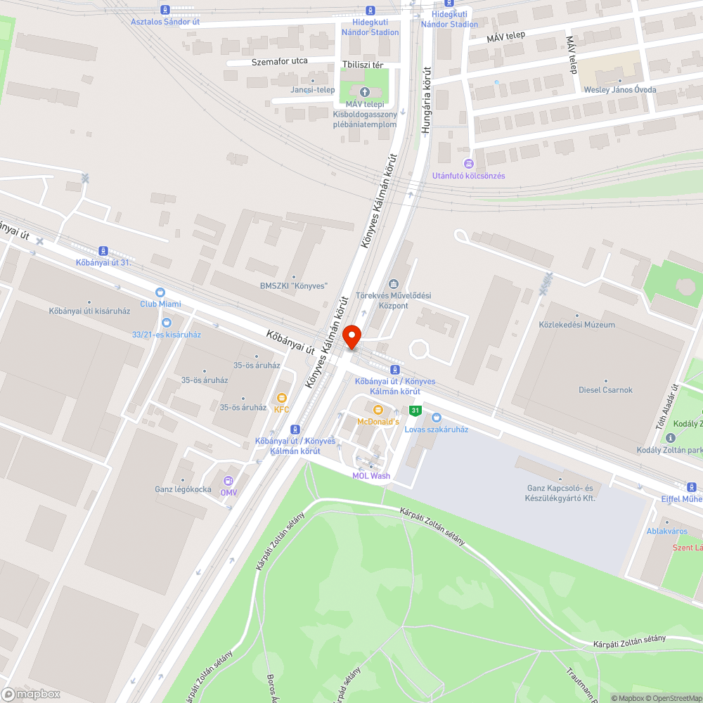 Öblösödés bejelentés helye