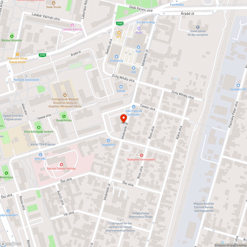 Rendszeres közlekedést akadályozó parkolás bejelentés helye