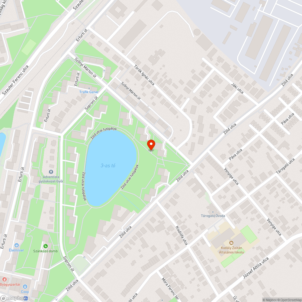 Padokat összefirkálták Szabadhegy 3-as tónál bejelentés helye