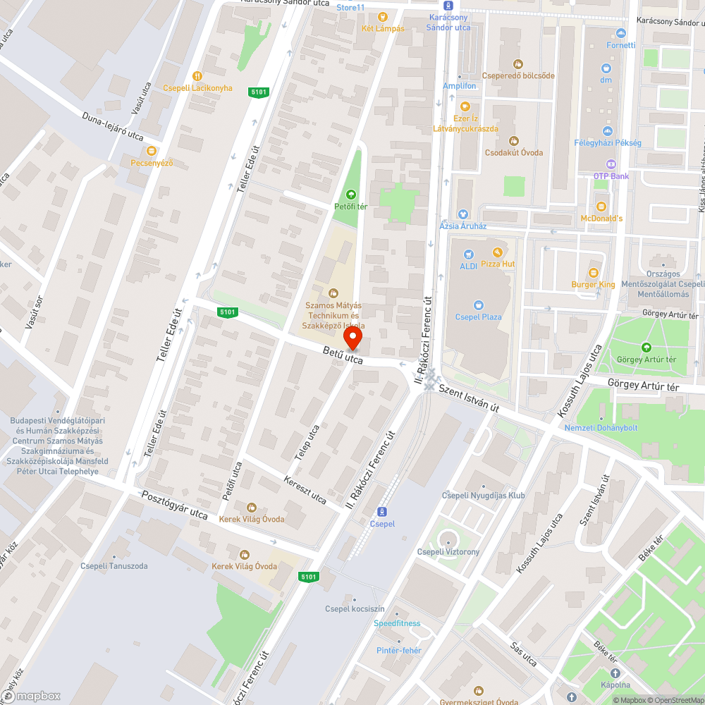 Járhatatlan kereszteződés esős időben bejelentés helye