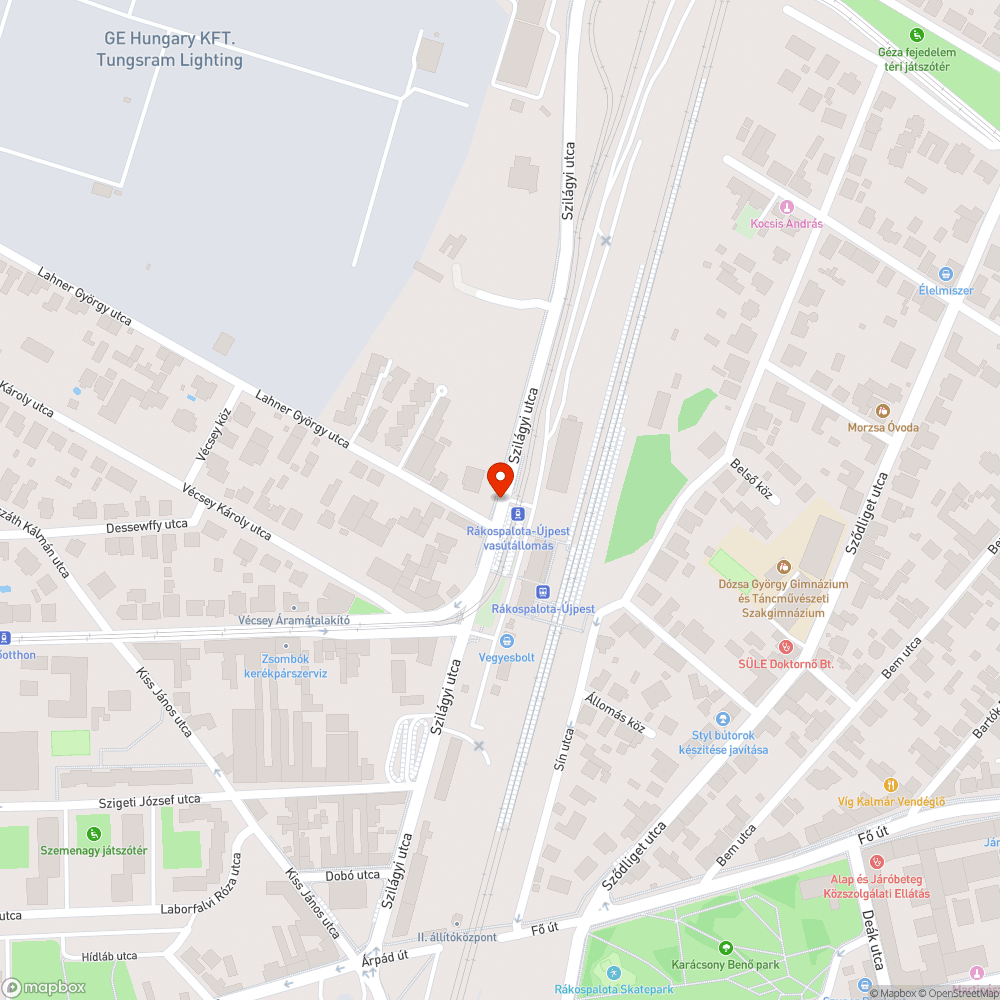 Szemetes terület bejelentés helye