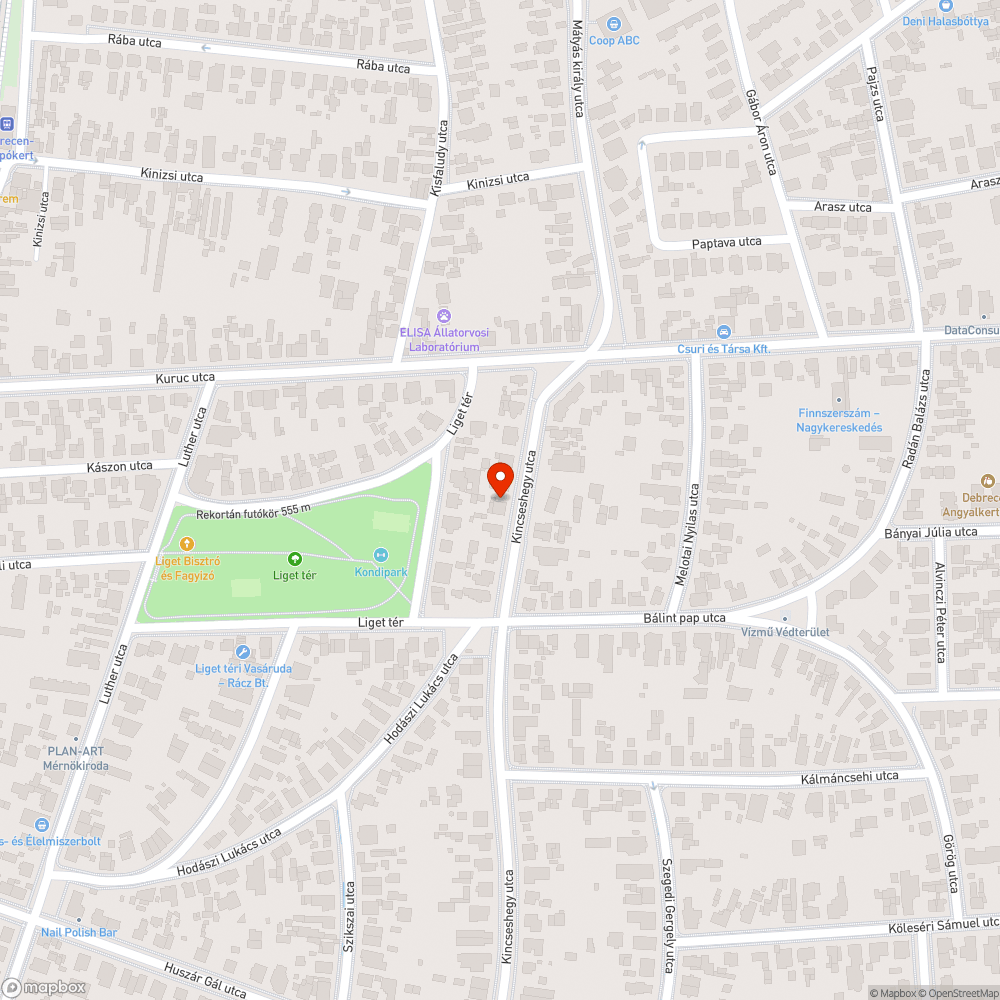 Kátyú bejelentés helye