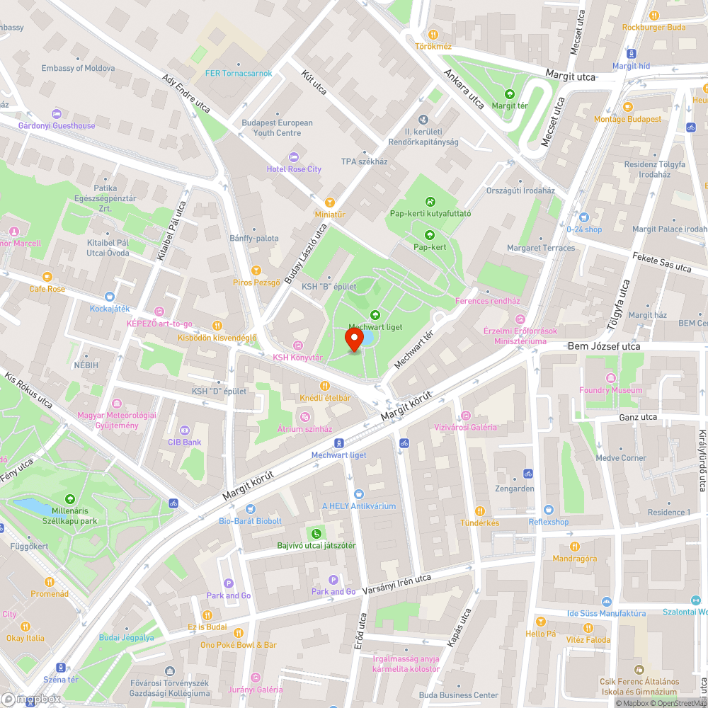 Aggregátor a Mechwart Ligetben bejelentés helye