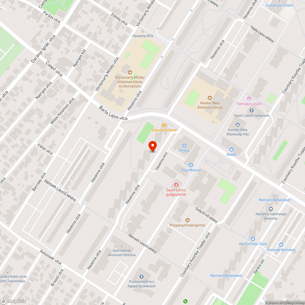 Defektes, otthagyott gépkocsi bejelentés helye