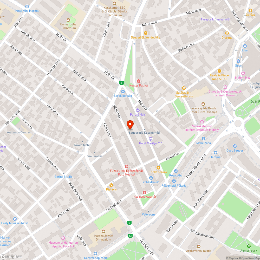 Hatalmas kátyú bejelentés helye